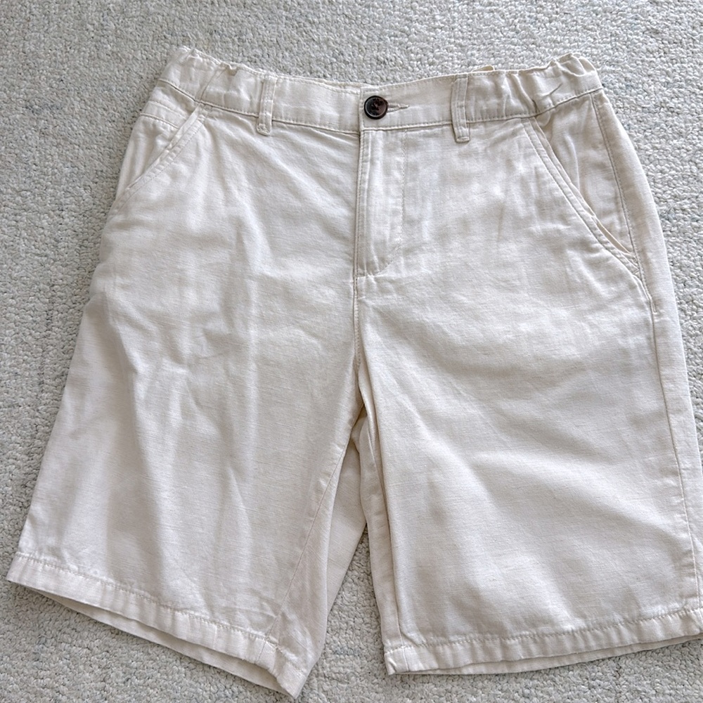 Mango boys size 11-12 (152cm) 92% cotton/ 8% linen shorts